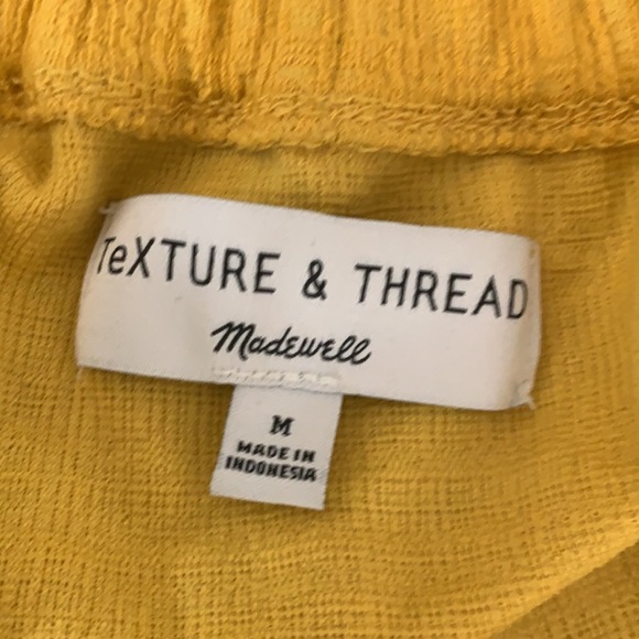 💛HP💛 Madewell Texture & Thread button up top Size Medium EUC - Picture 13 of 15